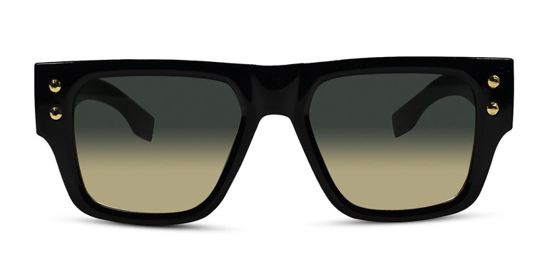 Rectangular Black Sunglasses for Men