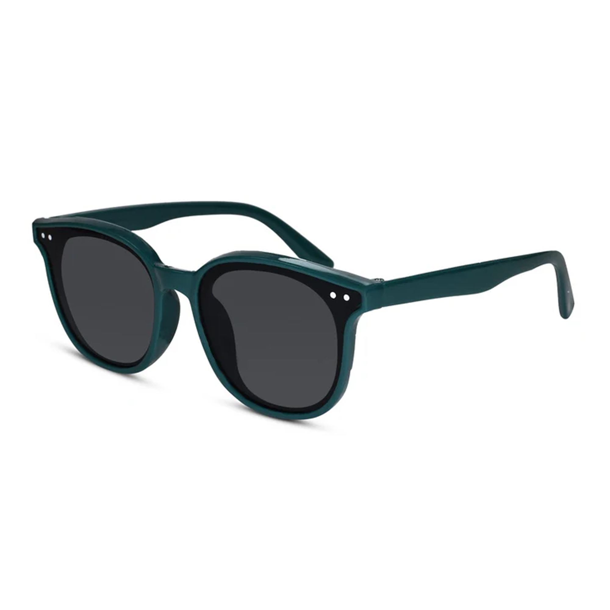 Retro wayfarer Green kids Sunglasses