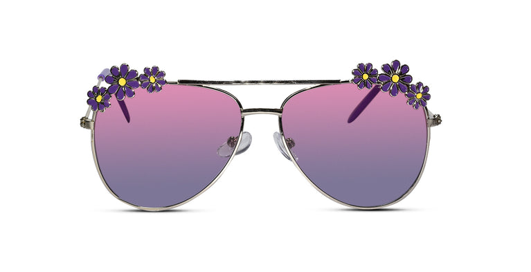 Purple sunglasses with purple lenses