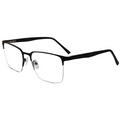 Premium Blue Cut Computer Glasses Rectangle Shape Men & Women LKE9710-BLK