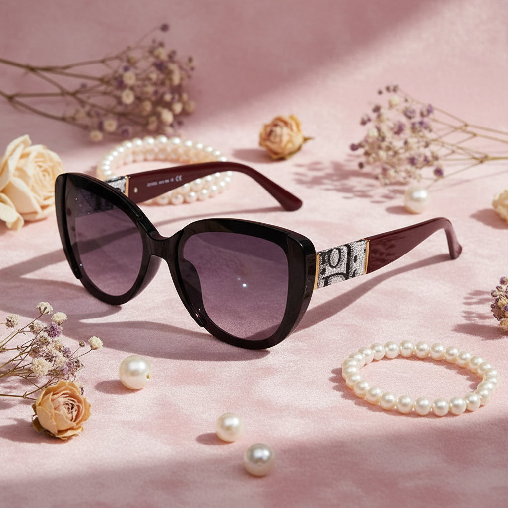 Vintage | Red Cateye Sunglasses For Women LKS53087-RED