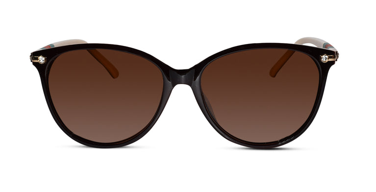 Cateye Brown Sunglasses for women