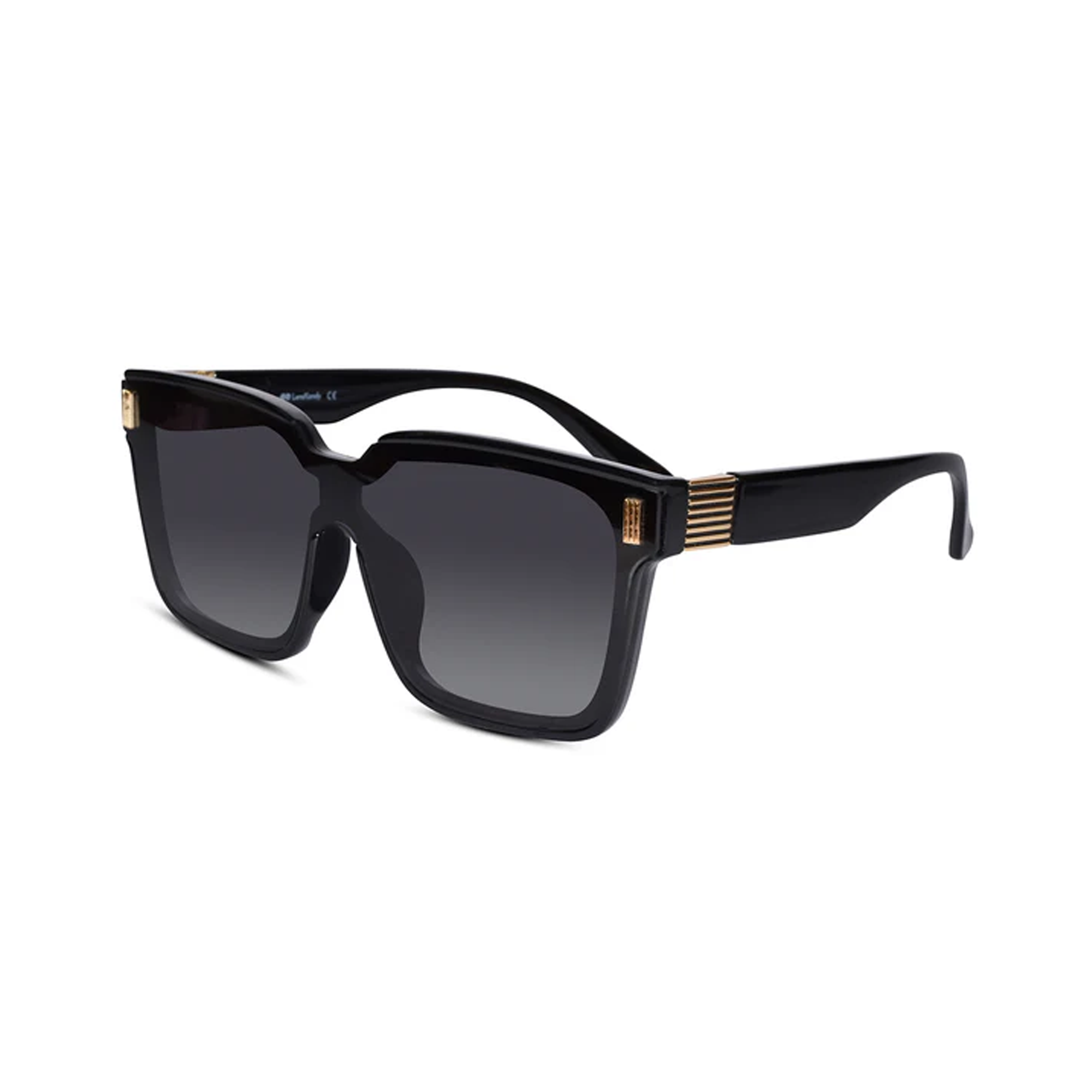 Black Designer Wayfarer Sunglasses For Men And Women LKS53072-BLK