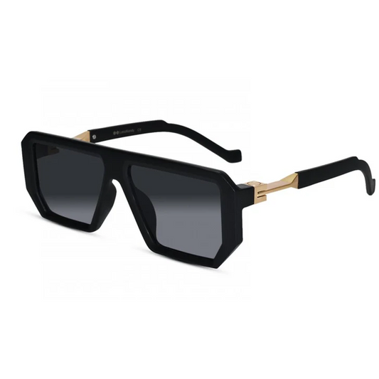 Designer Retro Black Sunglasses