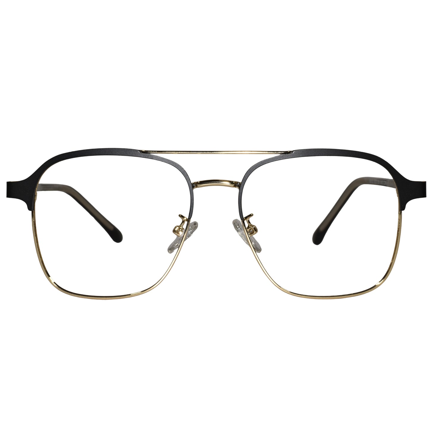 Aviator Metal Clip On Eyeglasses For Men