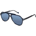 Luxury Black-blue sunglass Aviator Shape For Men ELS89985-LBU
