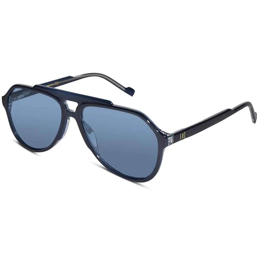Luxury Black-blue sunglass Aviator Shape For Men ELS89985-LBU