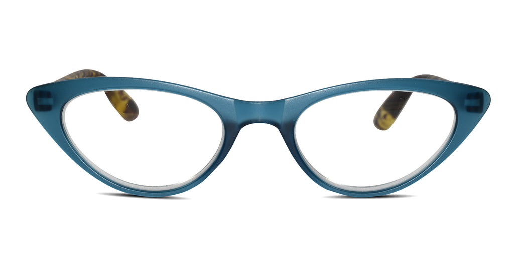 Reading Glasses for women blue With printed temple