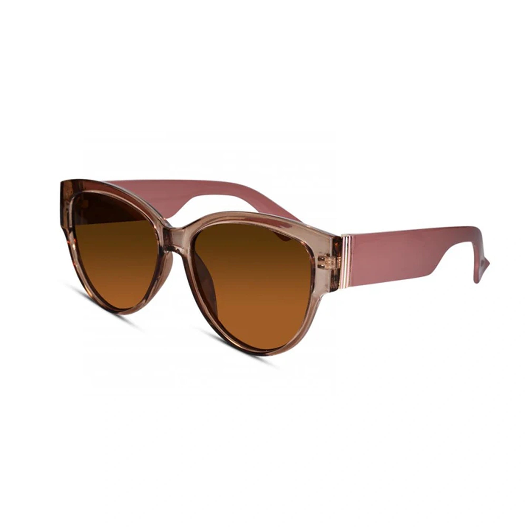 Pink Cat eye Full Rim Sunglasses For Women LKS9097-PNK