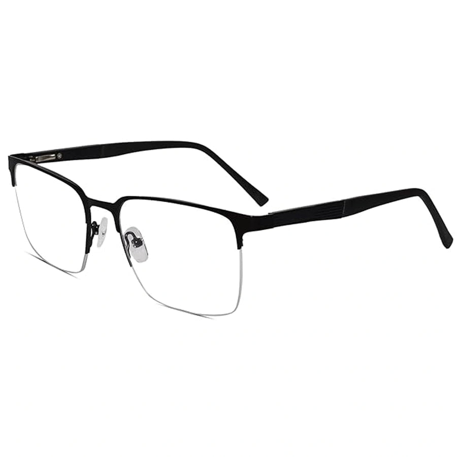 Premium Black Computer Glasses Rectangle Shape Men & Women