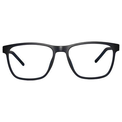 Matt Grey Rectangle Eyeglasses & Computer Glasses
