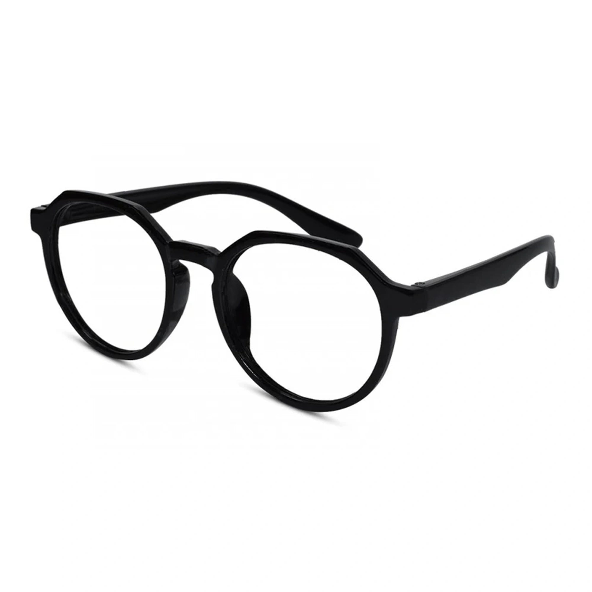 Hexagonal Shape Black Color Eyeglasses For Kids