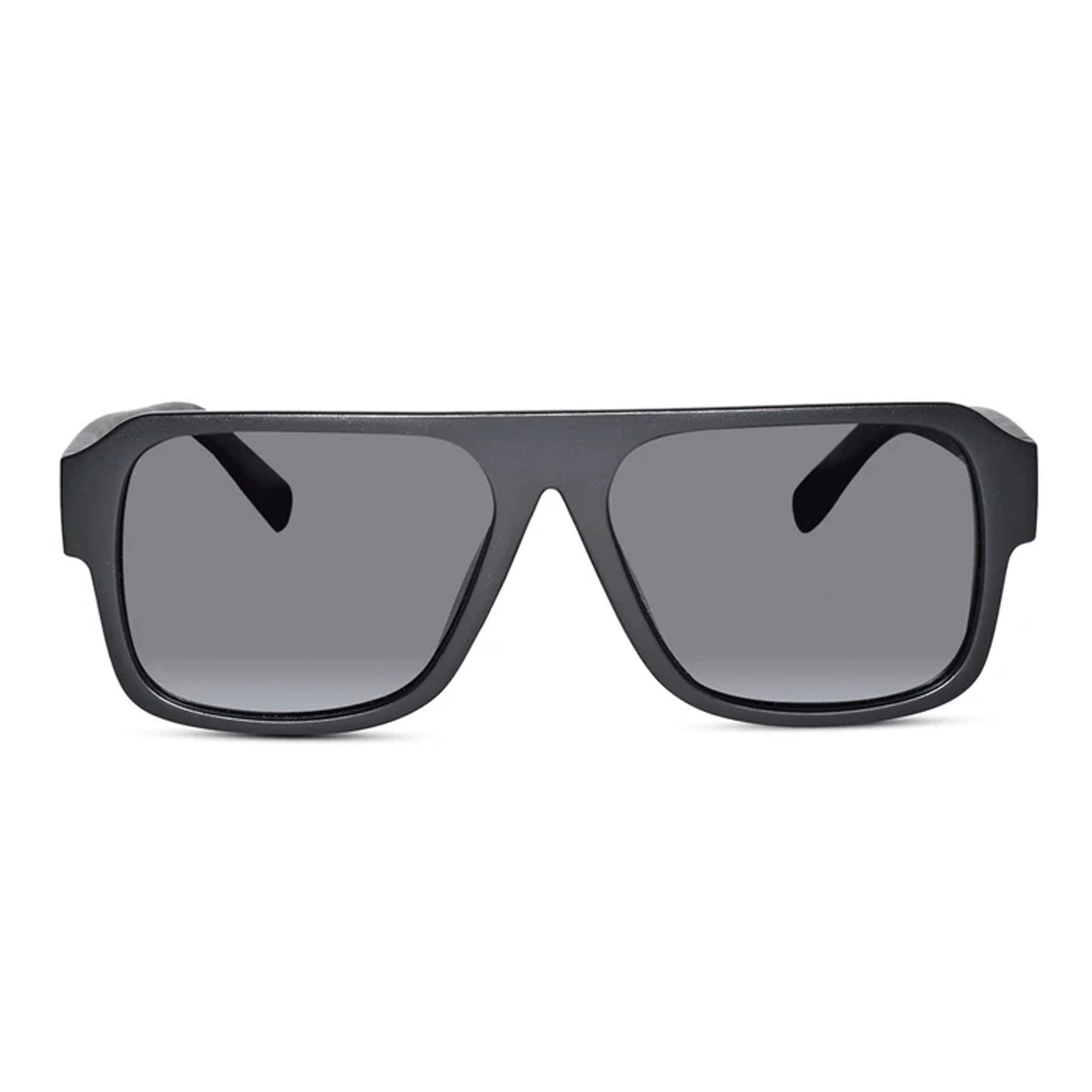 Stylish Black Rectangular  Sunglasses
