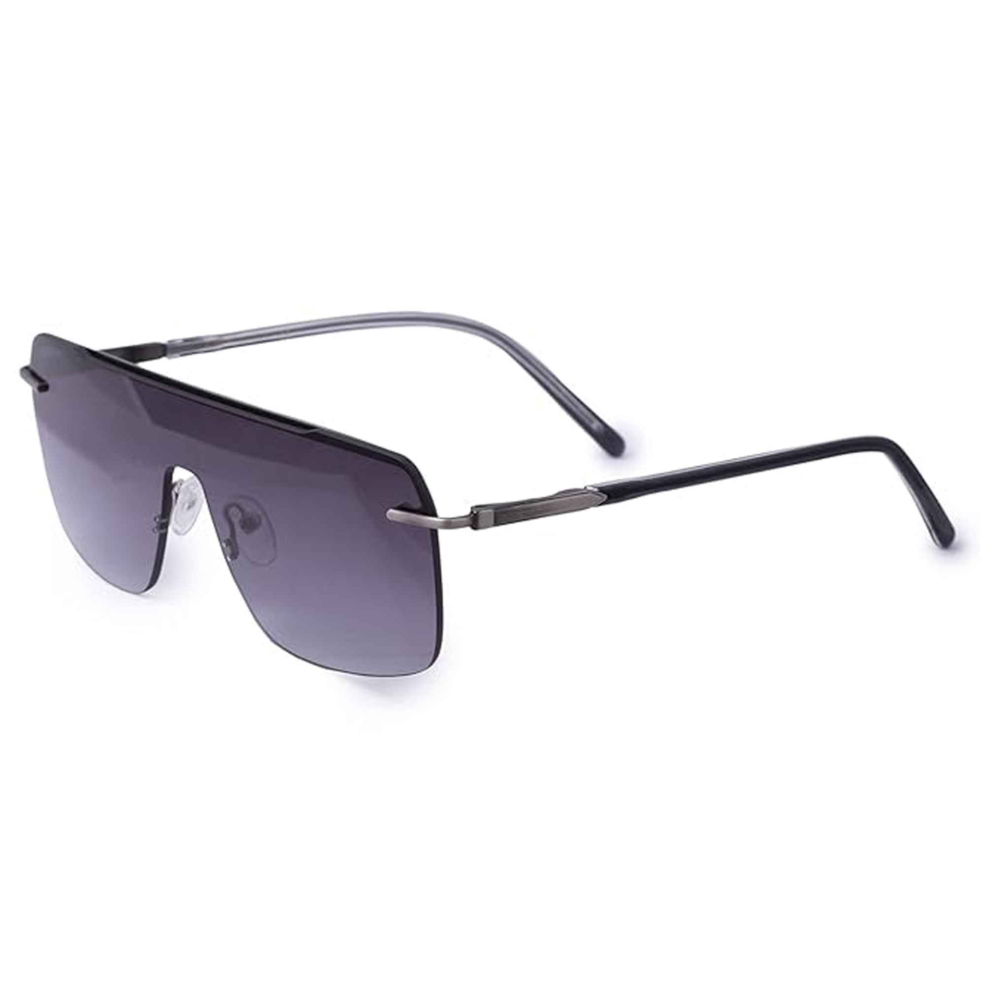 Luxury Black Rectangular sunglass For Men