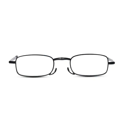 Grey Full Frame Foldable Rectangle Reading Glasses