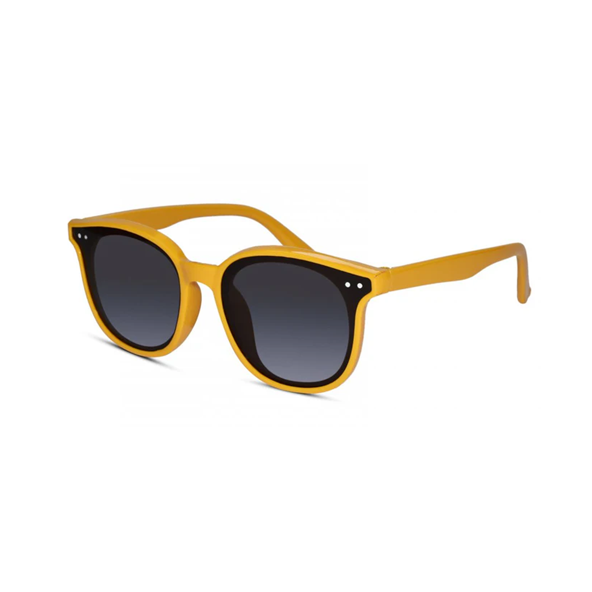 Retro Wayfarer Yellow kids Sunglasses LKSK1632-YLW