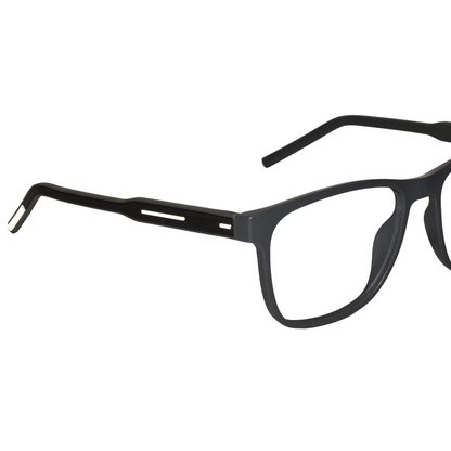 Matt Grey Rectangle Eyeglasses & Computer Glasses