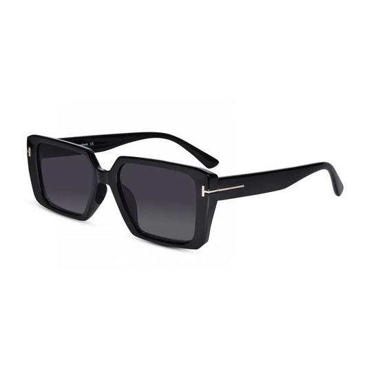 Black Full Rim Square UV Protected Sunglasses