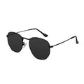 Vintage Black hexagonal Sunglasses For Men