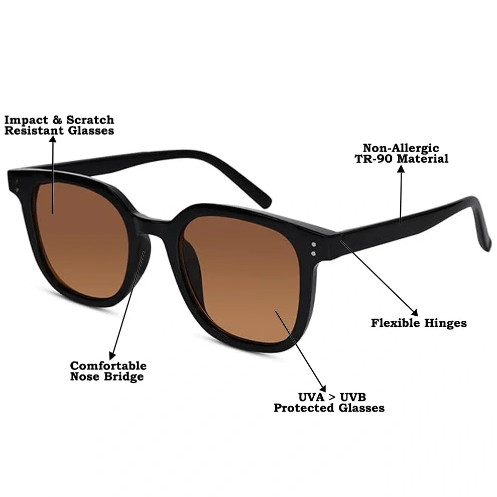 Wayfarer Green Tint Sunglasses For Men & Women