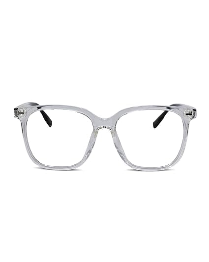 Blue Cut Photochromic Lens with Anti Glare  Square Full Frame Rectangular Men LKE170-TRNP