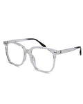 Blue Cut Photochromic Lens with Anti Glare  Square Full Frame Rectangular Men LKE170-TRNP