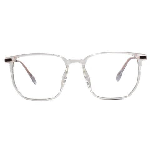 Orange Square Eyeglasses For Men & women LKE98014-TRNP