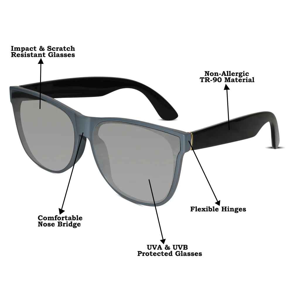 Wayfarer Square Sunglasses For Men & Women  Designer