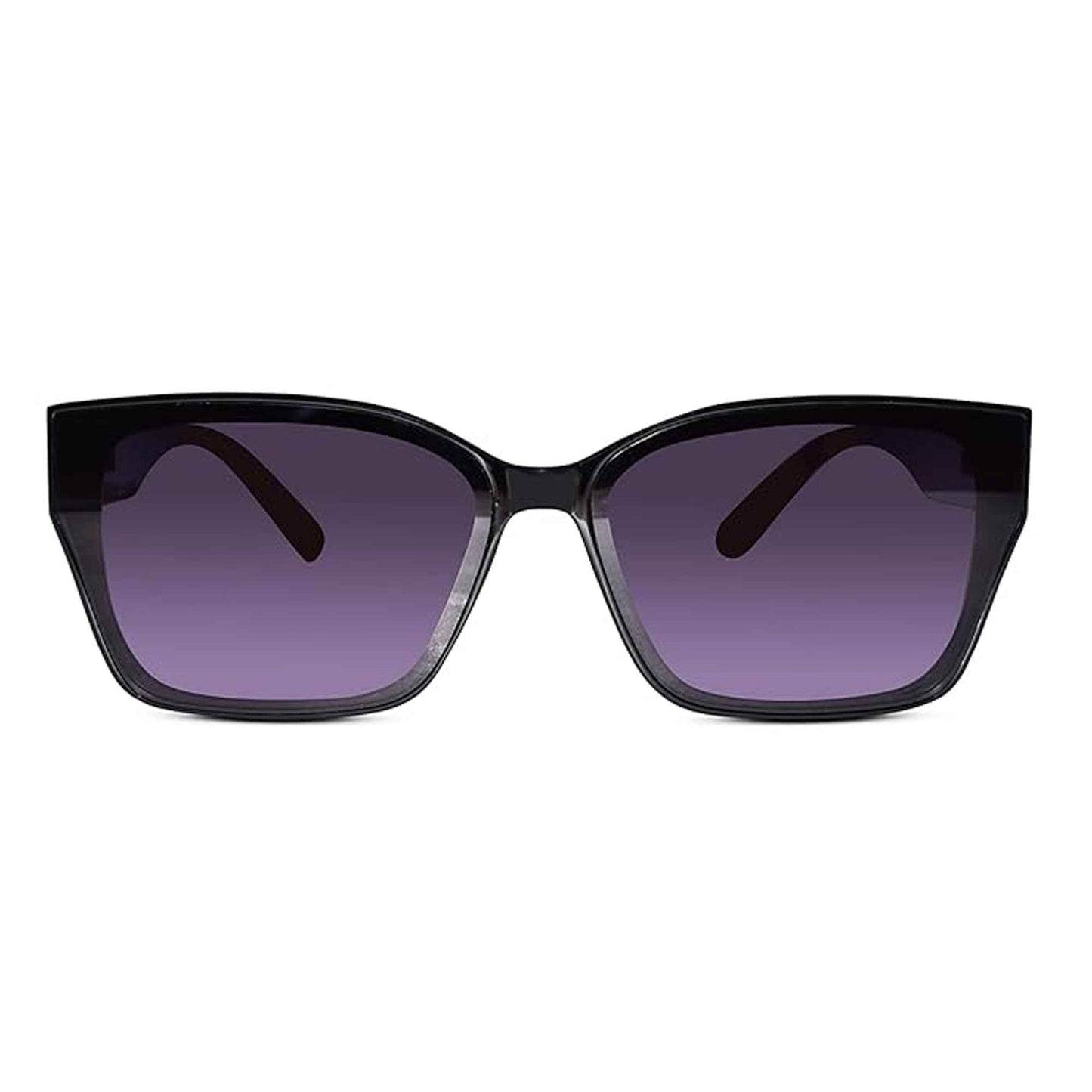 Black Rectangular Sunglasses For Men & Women