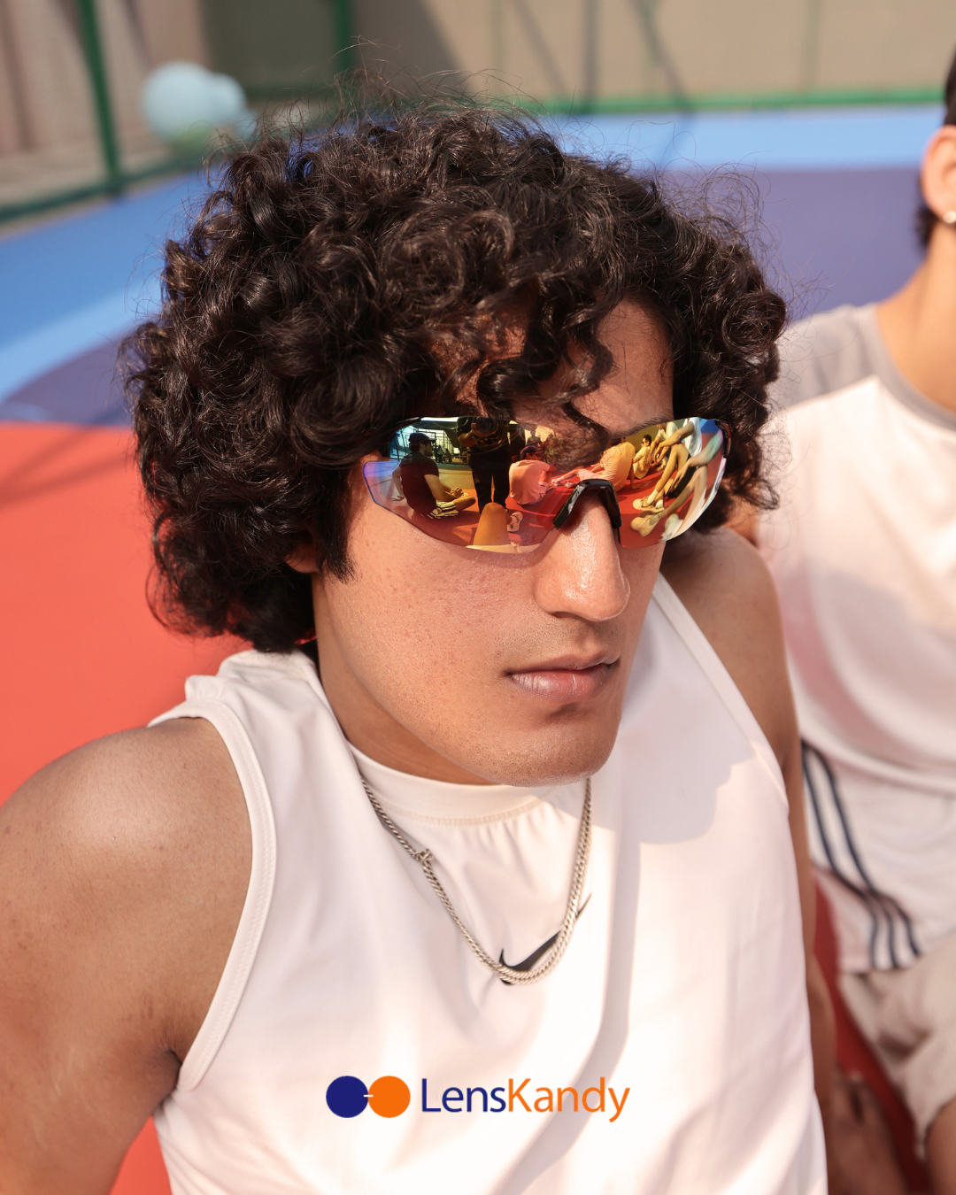 Photochromic Reflector Sports Sunglasses