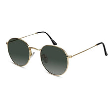 Vintage Polarised  Golden Round Sunglasses Men & Women