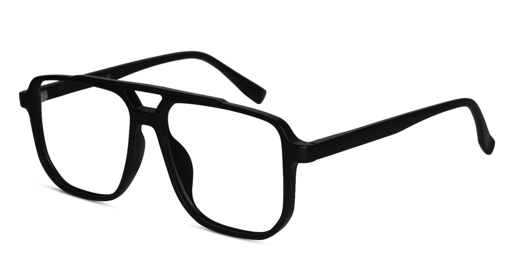 Oversize wayfarer men computer glasses