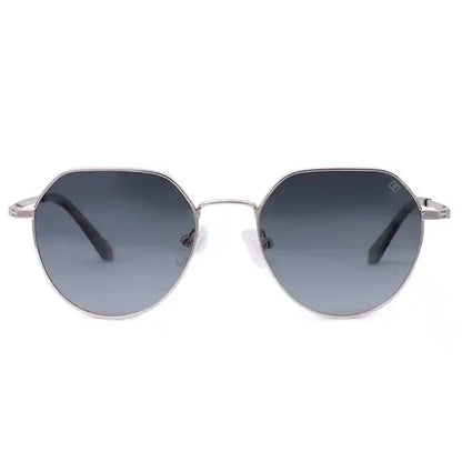 Sliver- Purple Hexagonal sunglass  For Men & Women