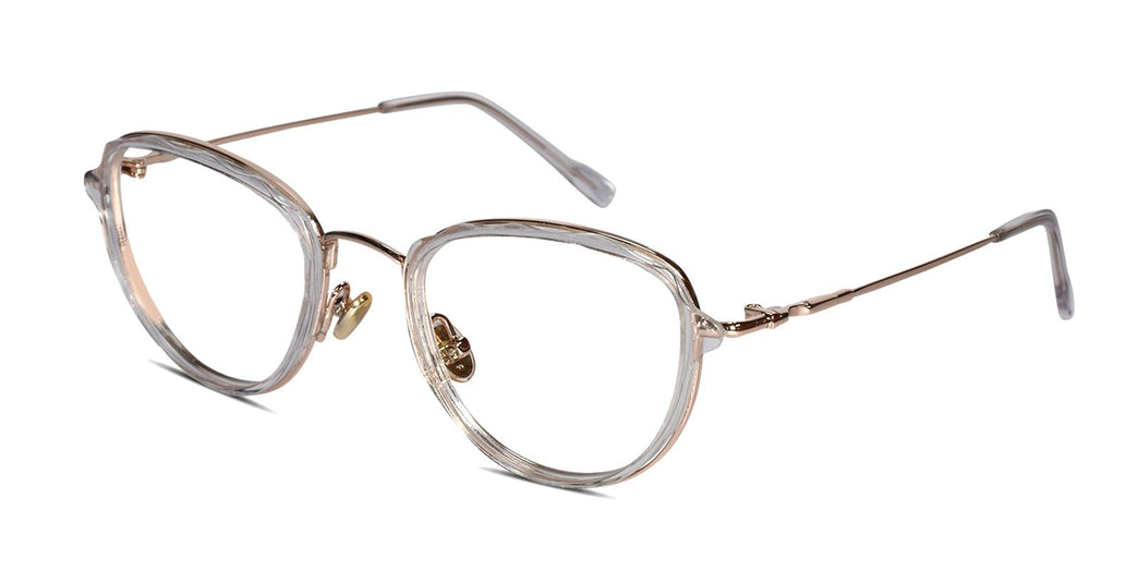 Transparent Full Rim Cateye Eyeglasses