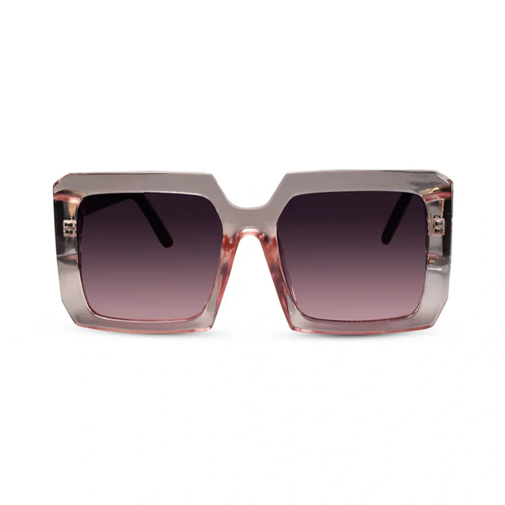 White Designer  Rectangular Sunglasses For Women