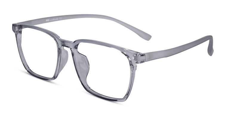 Grey Full rim Rectangle Eyeglasses for Men & Women