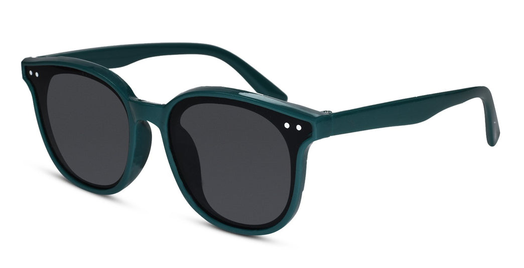 Retro wayfarer Green kids sunglasses