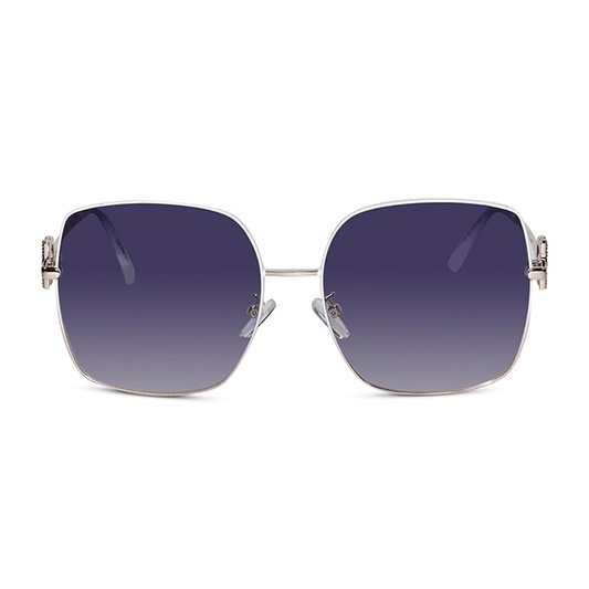 Designer White Square Sunglasses For Women