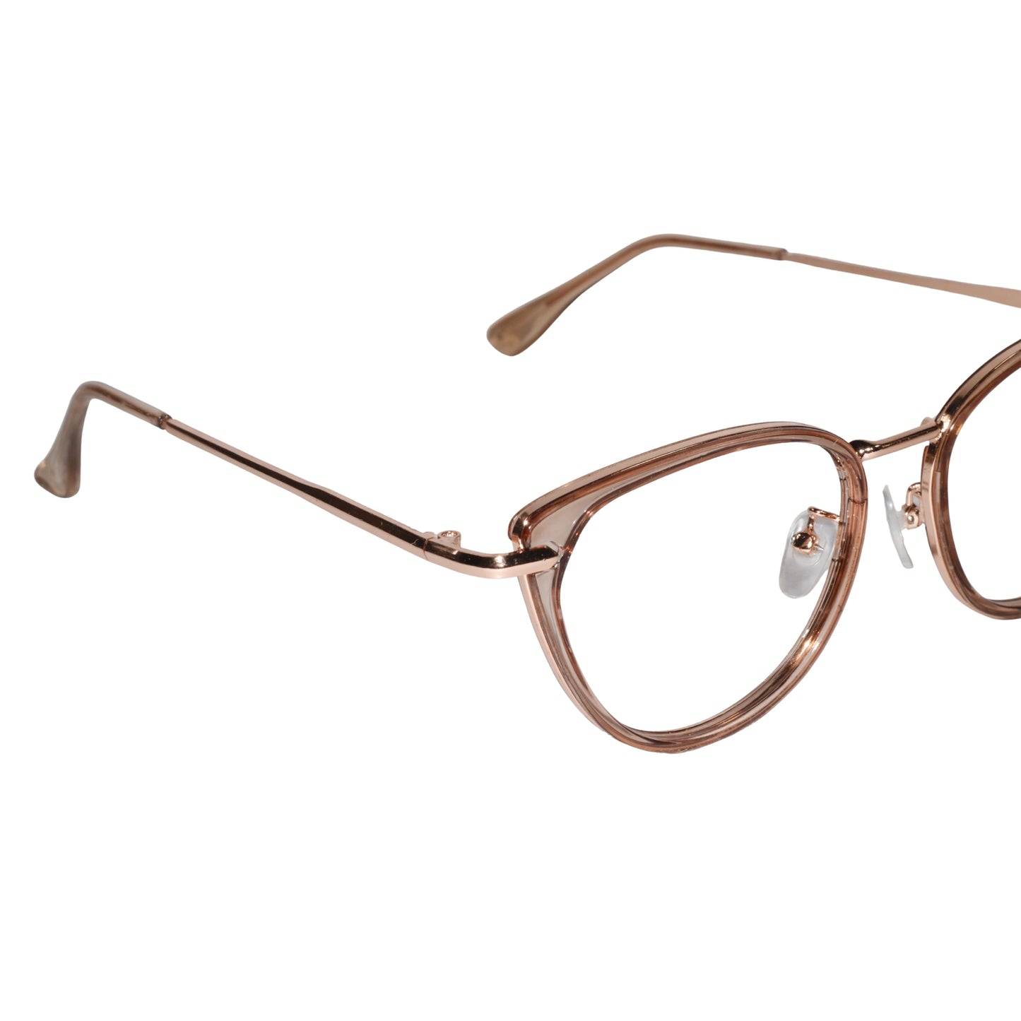 Gold Cat-Eye Eyeglasses For Women