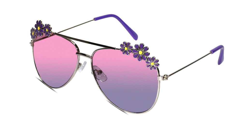 Purple sunglasses with purple lenses