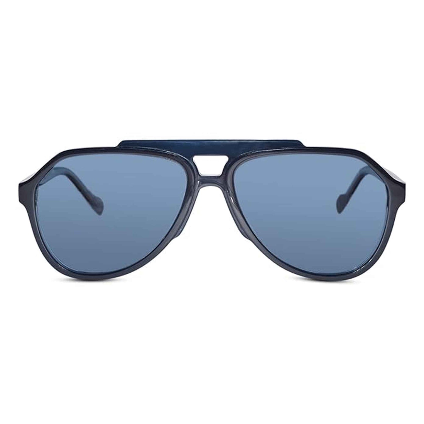 Luxury Black-blue sunglass Aviator Shape For Men