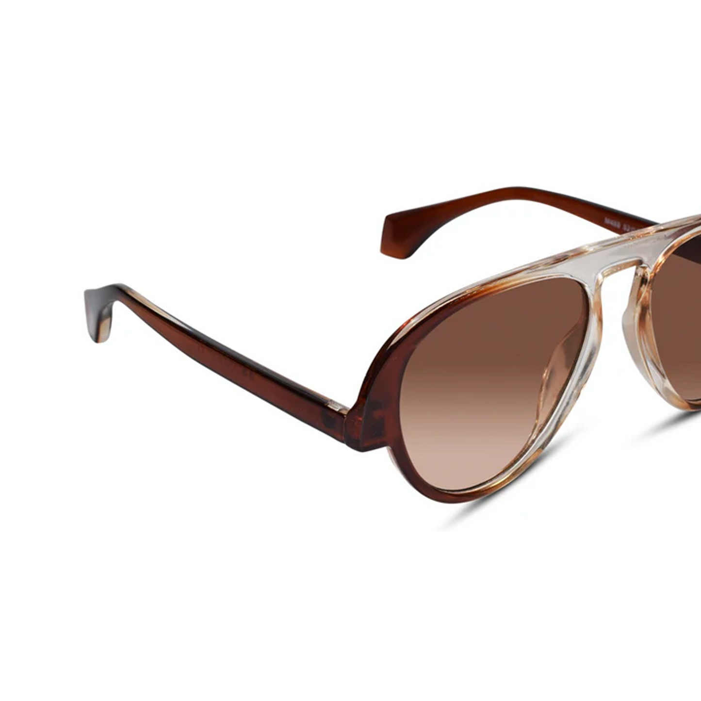 Stylish Pilot Shape Brown Sunglasses For Men & Women