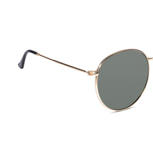 Vintage Polarised  Golden Round Sunglasses Men & Women