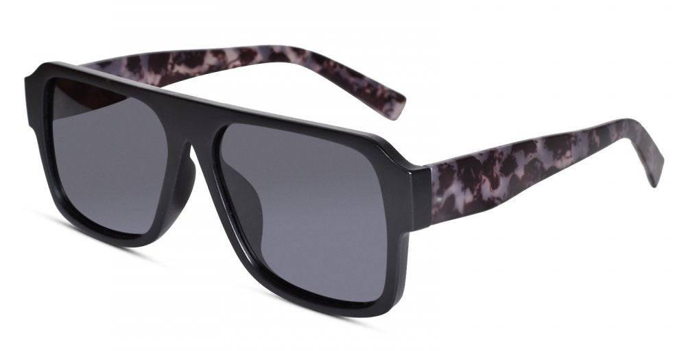 Stylish Black Rectangular Wayfarer Sunglass