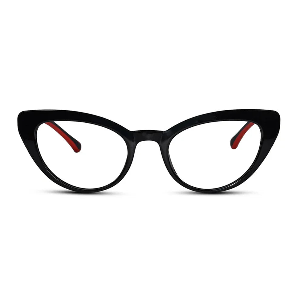 Vintage Crystal Purple Cat eye Eyeglasses