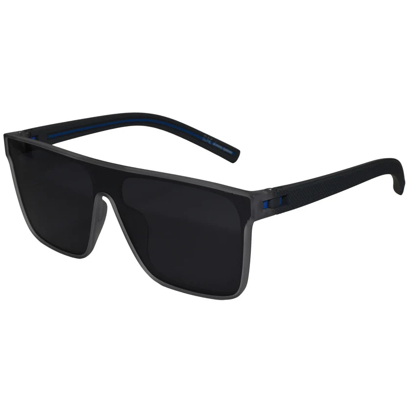 Black Rectangular Sunglasses For Men LKS8259-BLK