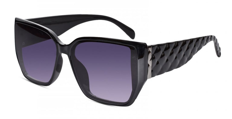 Designer Black Rectangular Sunglasses