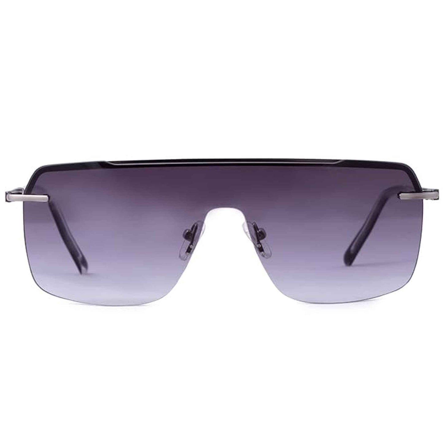 Luxury Black Rectangular sunglass For Men