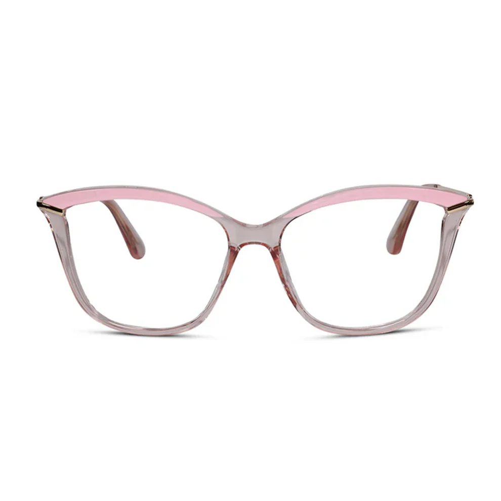Brown Golden Cat eye Eyeglasses for Women