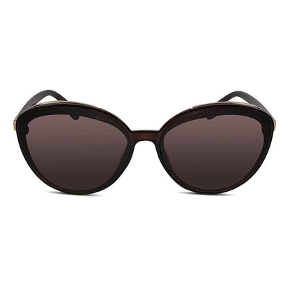 Trendy Brown Cat Eye  Sunglasses for Women